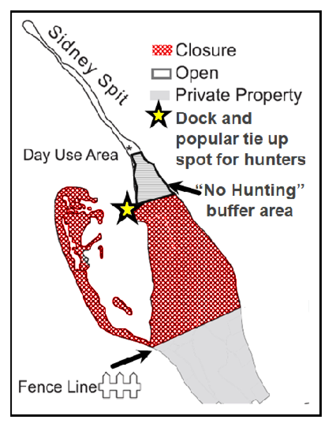 Sidney Island Hunting Closure 2019-2020