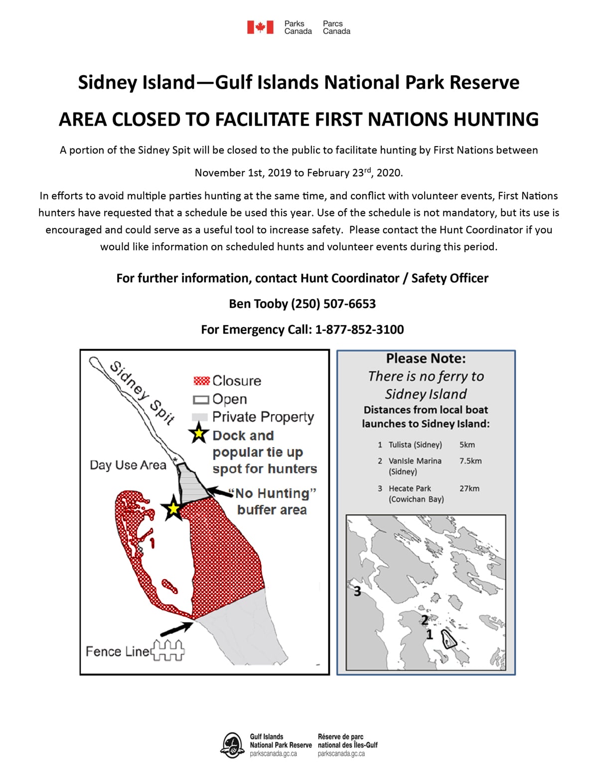 Sidney Island Hunting Closure19-20-full-min